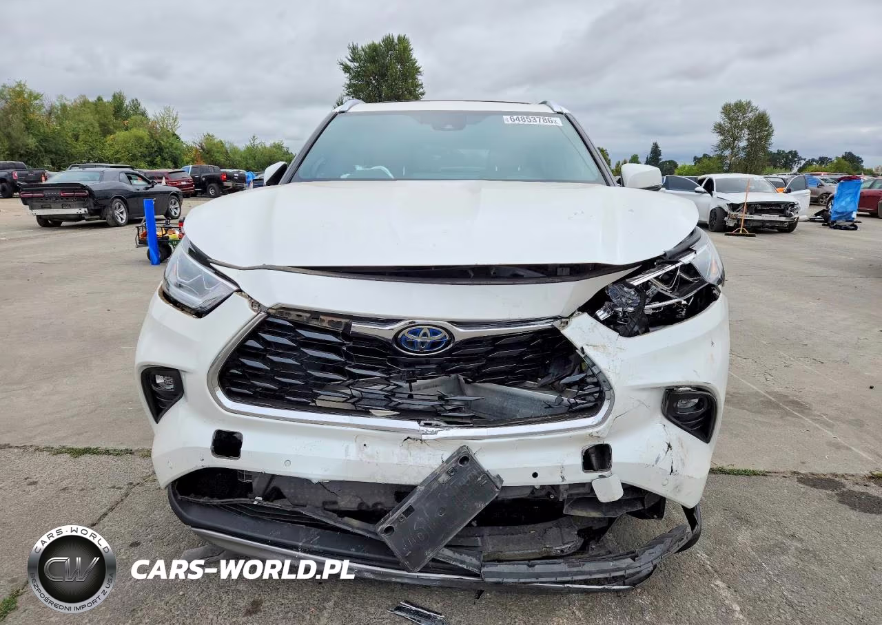 2021 Toyota Highlander Hybrid Platinum VIN:5TDEBRCH1MS037471 - 5