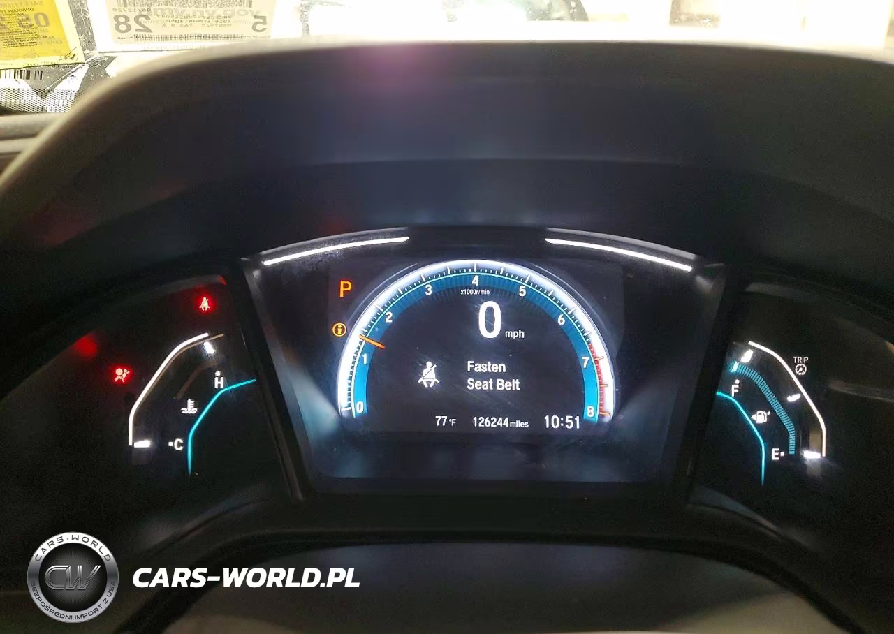 2019 Honda Civic Lx VIN:2HGFC2F69KH565047 - 9