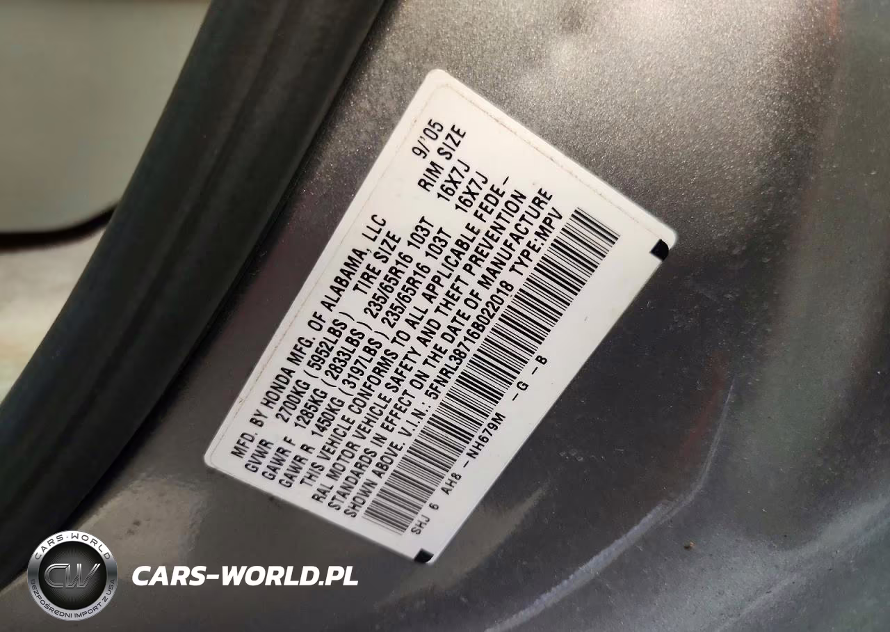 2006 Honda Odyssey Exl VIN:5FNRL38716B022018 - 13