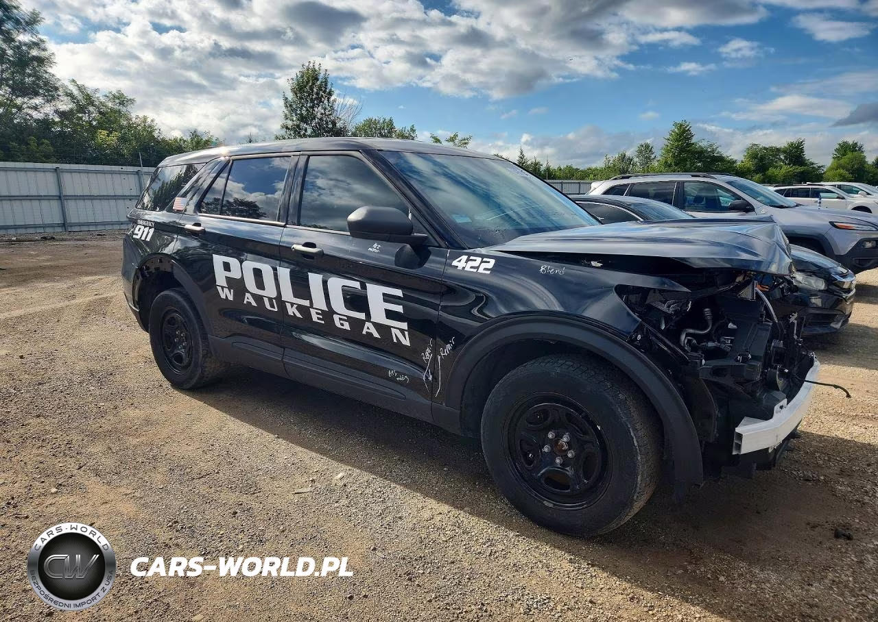 2022 Ford Explorer Police Interceptor VIN:1FM5K8AB4NGC36529 - 4