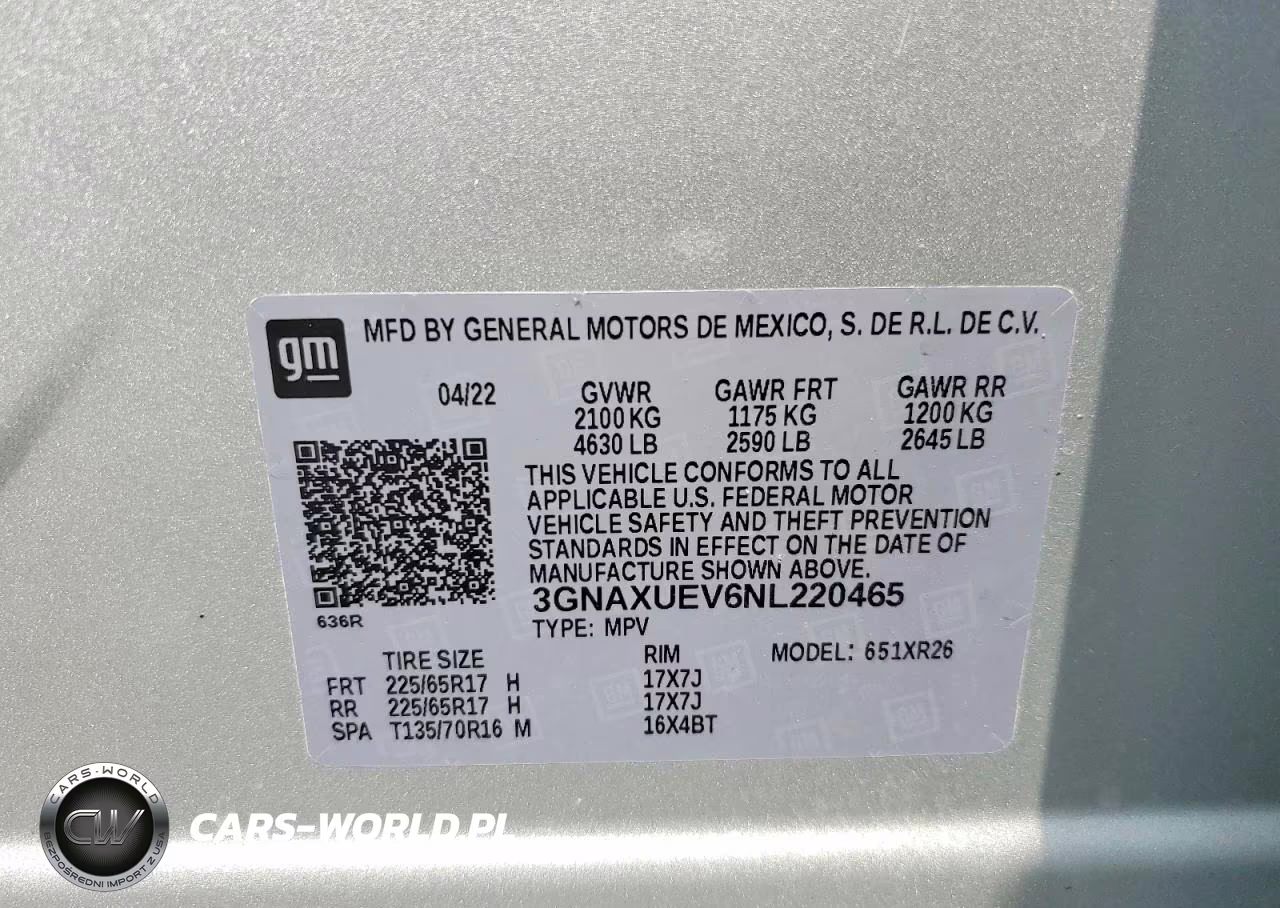 2022 Chevrolet Equinox Lt VIN:3GNAXUEV6NL220465 - 13