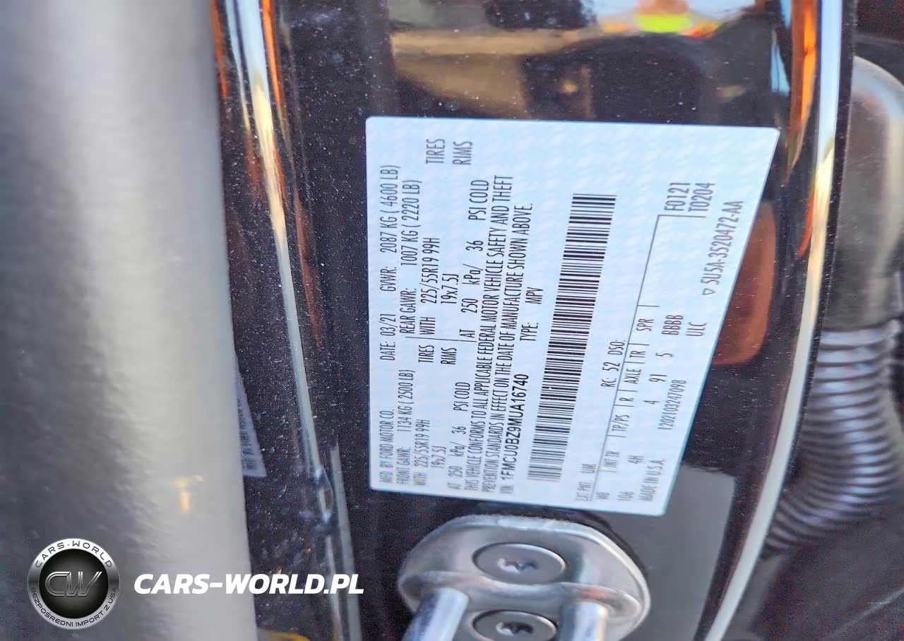 2021 Ford Escape Se VIN:1FMCU0BZ9MUA16740 - 13