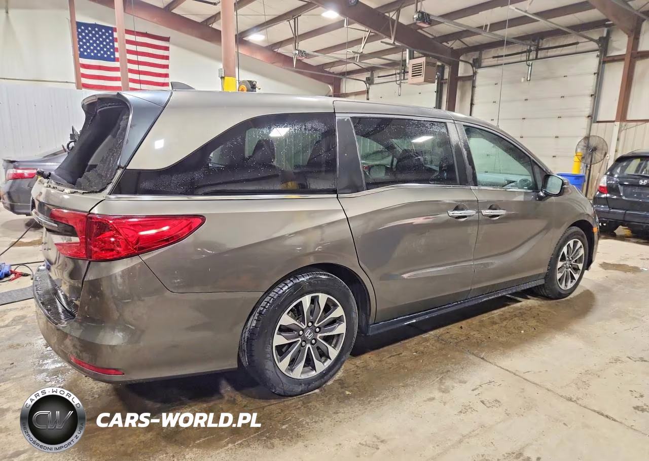 2021 Honda Odyssey Exl VIN:5FNRL6H77MB030140 - 3