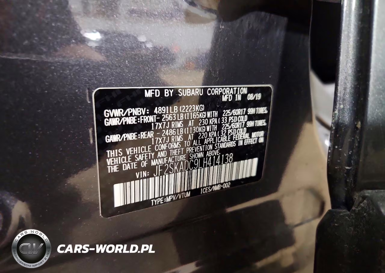 2020 Subaru Forester VIN:JF2SKADC9LH414138 - 13
