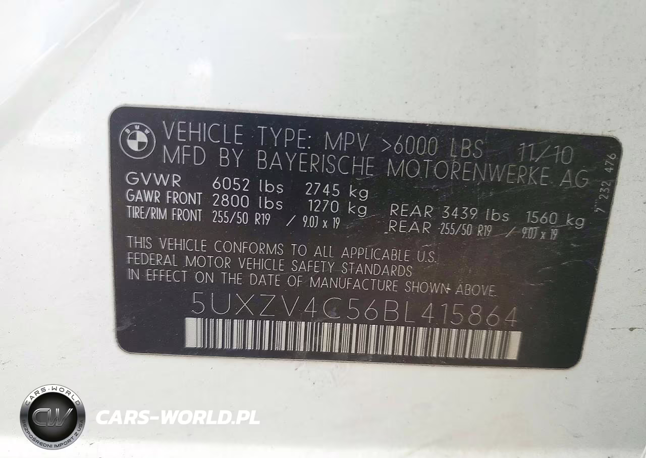 2011 BMW X5 xDrive35I VIN:5UXZV4C56BL415864 - 14