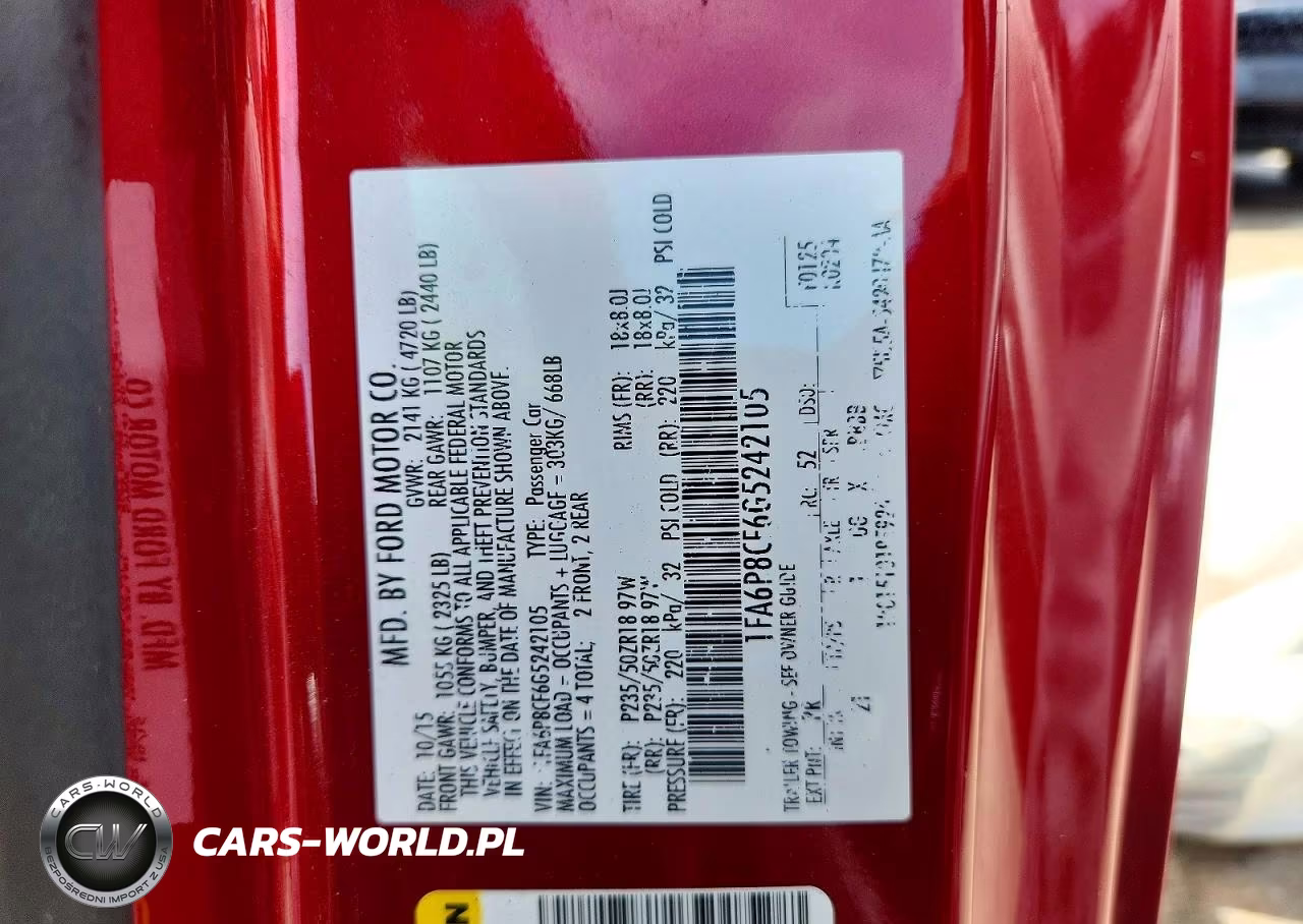 2016 Ford Mustang Gt VIN:1FA6P8CF6G5242105 - 13