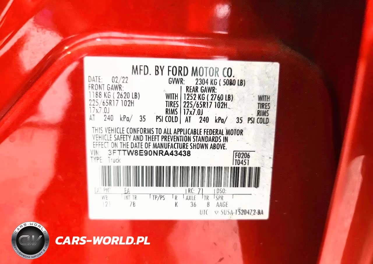 2022 Ford Maverick Xl VIN:3FTTW8E90NRA43438 - 12