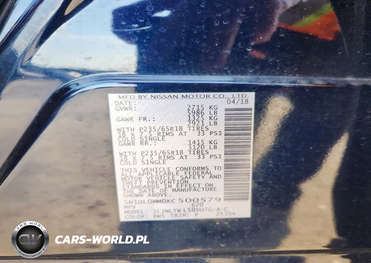 2019 Infiniti Qx60 Luxe VIN:5N1DL0MM0KC500579 - 14