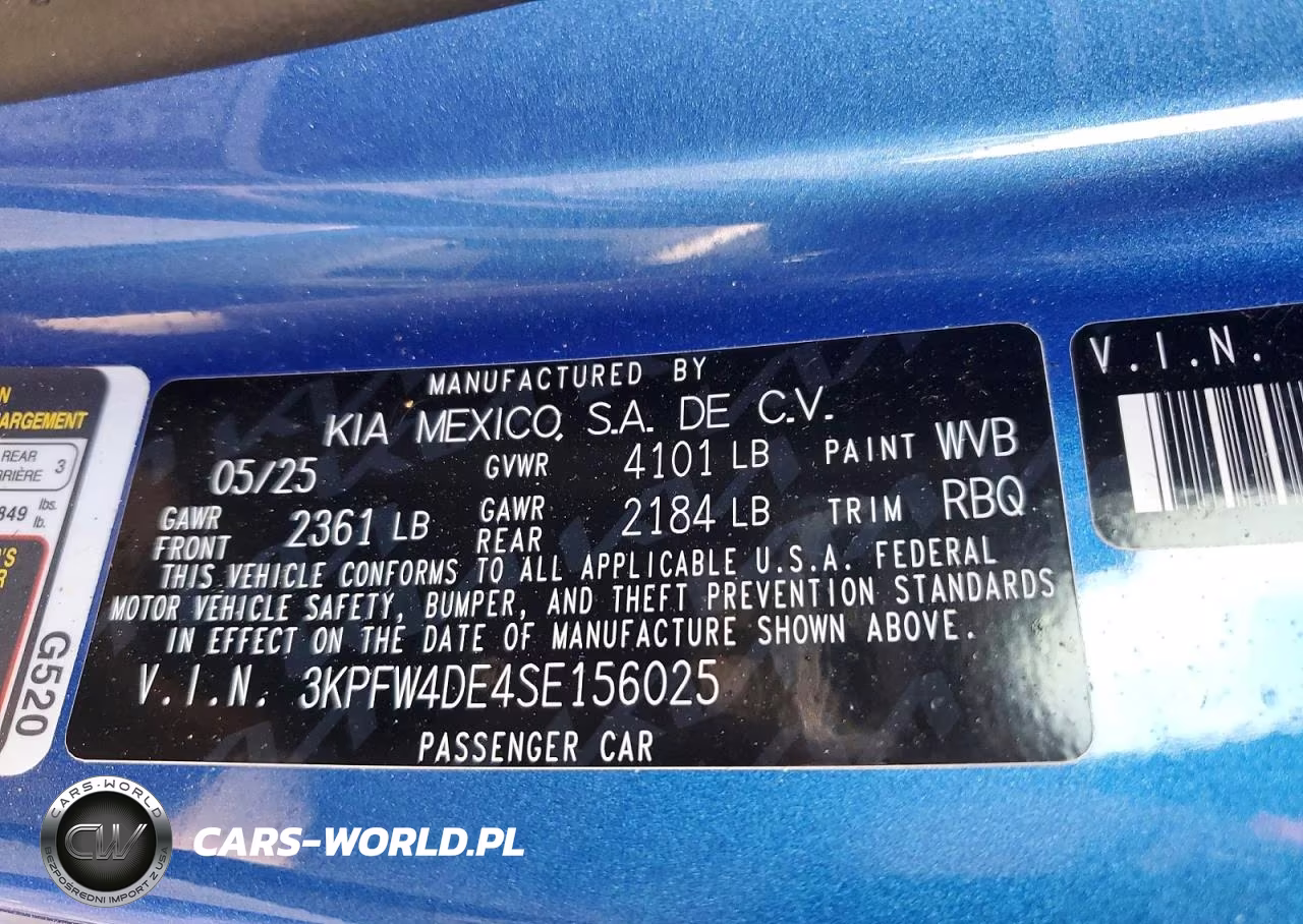 2025 Kia K4 Gt Line VIN:3KPFW4DE4SE156025 - 12