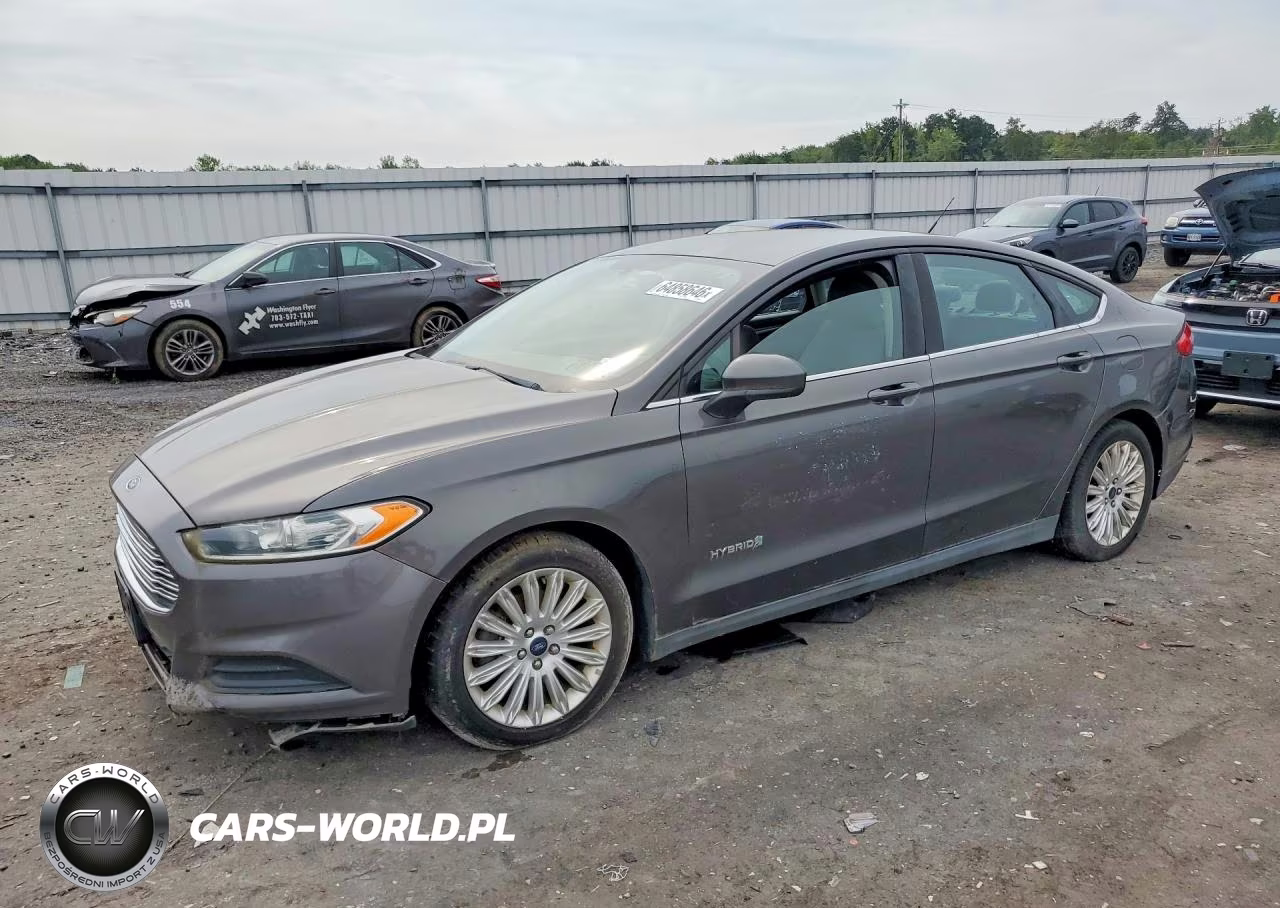 2016 Ford Fusion S Hybrid VIN:3FA6P0UU7GR205642 - 1