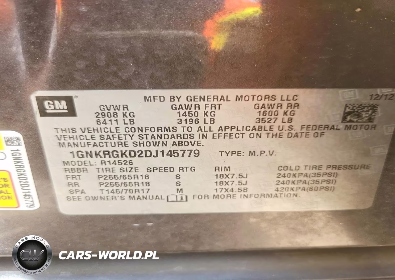 2013 Chevrolet Traverse Lt VIN:1GNKRGKD2DJ145779 - 13