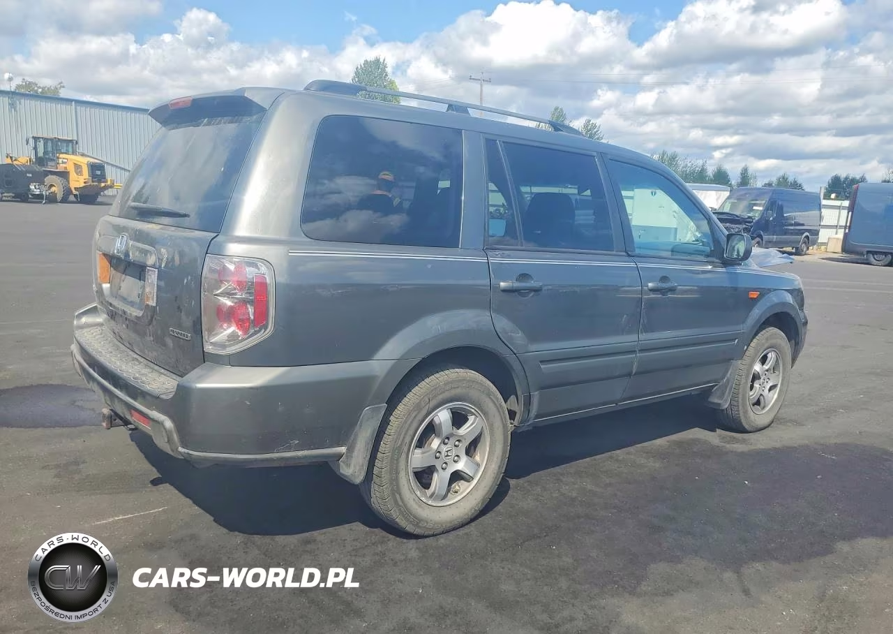 2007 Honda Pilot Exl VIN:2HKYF18697H501949 - 3