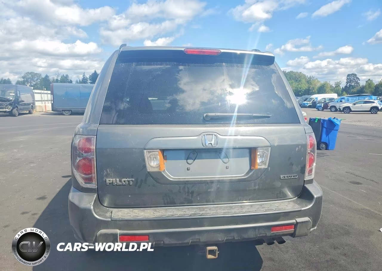 2007 Honda Pilot Exl VIN:2HKYF18697H501949 - 6