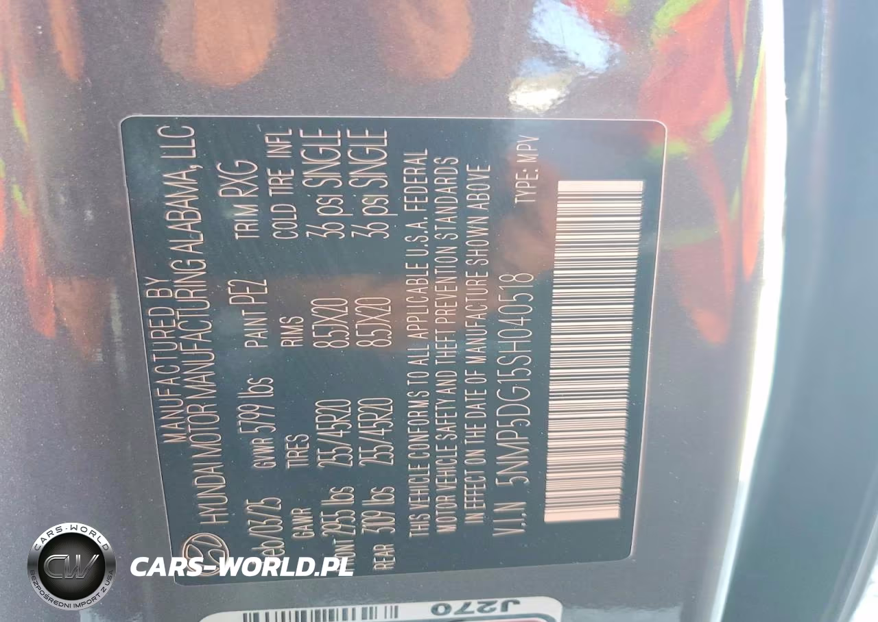 2025 Hyundai Santa Fe Calligraphy VIN:5NMP5DG15SH040518 - 14
