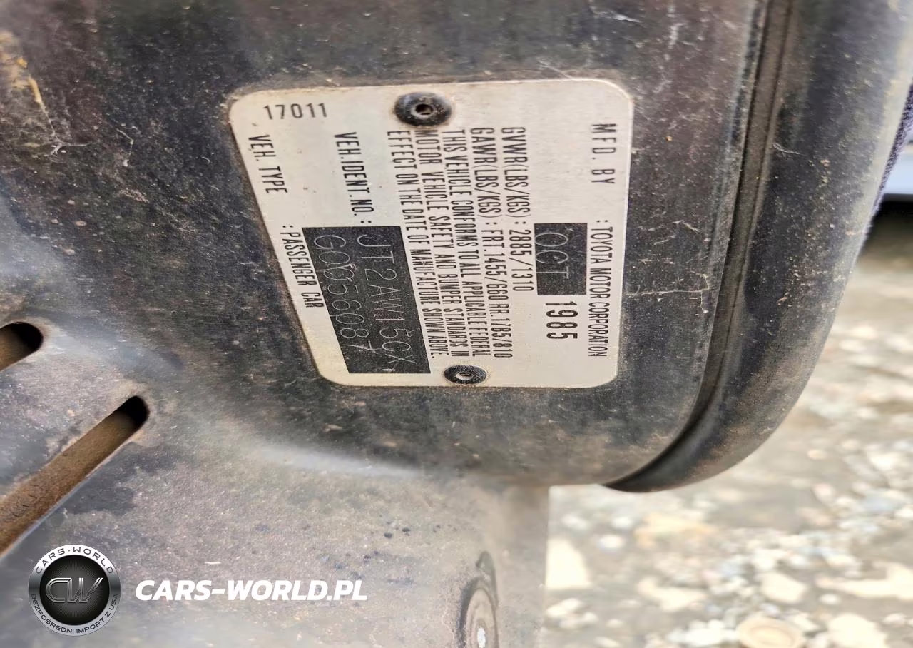 1986 Toyota Mr2 Base VIN:JT2AW15CXG0056087 - 12
