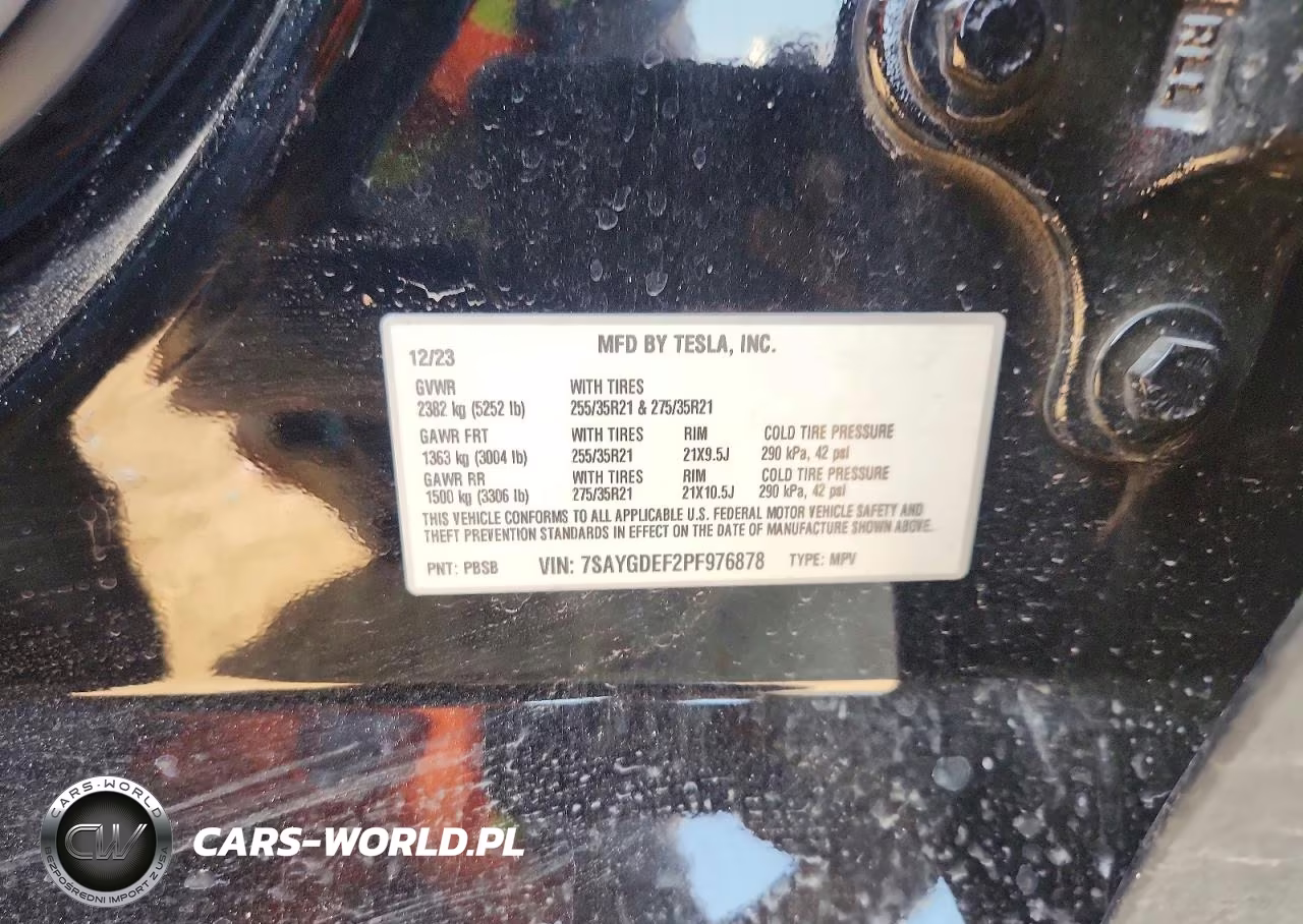 2023 Tesla Model Y VIN:7SAYGDEF2PF976878 - 24