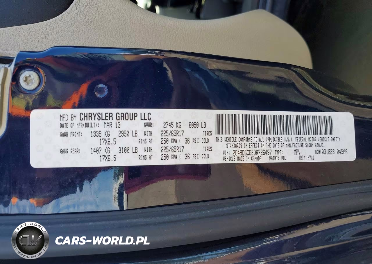 2013 Dodge Grand Caravan Sxt VIN:2C4RDGCG2DR726497 - 27
