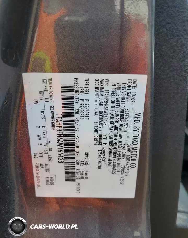 2010 Ford Focus Se VIN:1FAHP3FN6AW165428 - 13