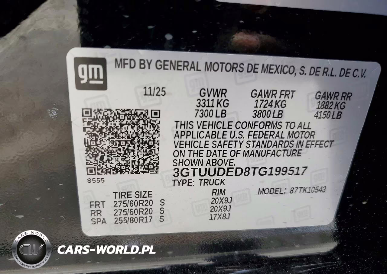 2026 GMC Sierra K1500 Slt VIN:3GTUUDED8TG199517 - 12