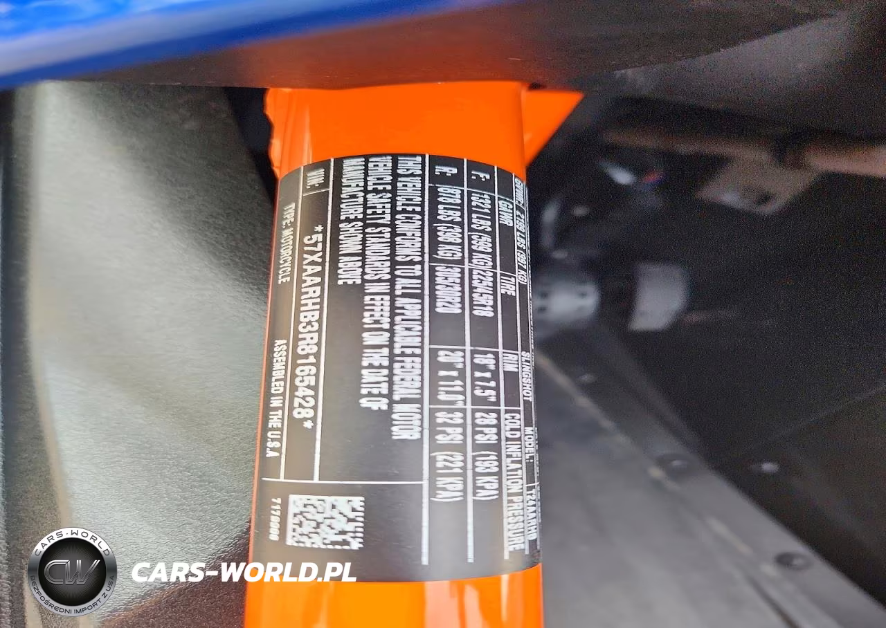 2024 Polaris Slingshot R VIN:57XAARHB3R8165428 - 8