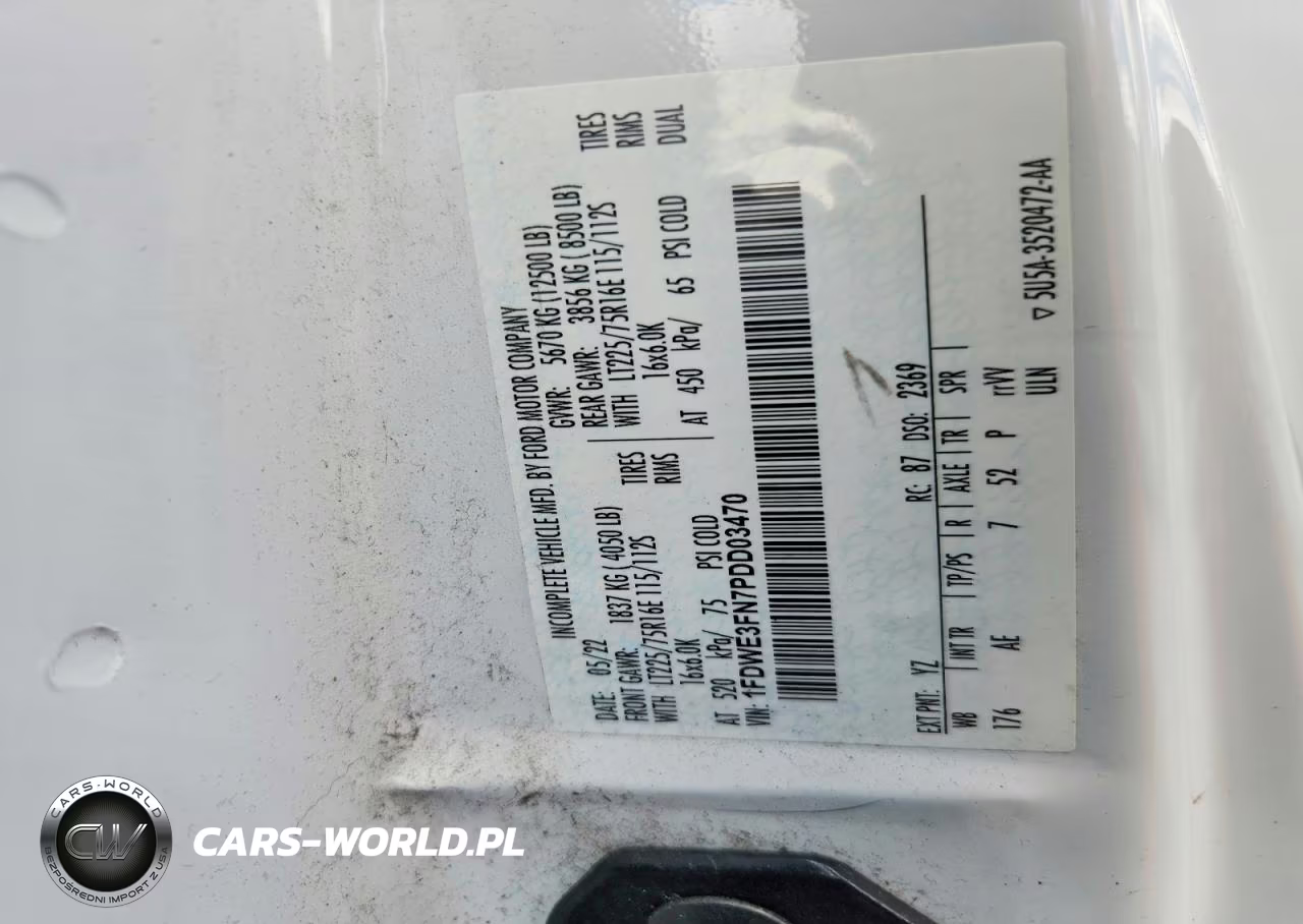 2023 Ford E350 Box Truck VIN:1FDWE3FN7PDD03470 - 13