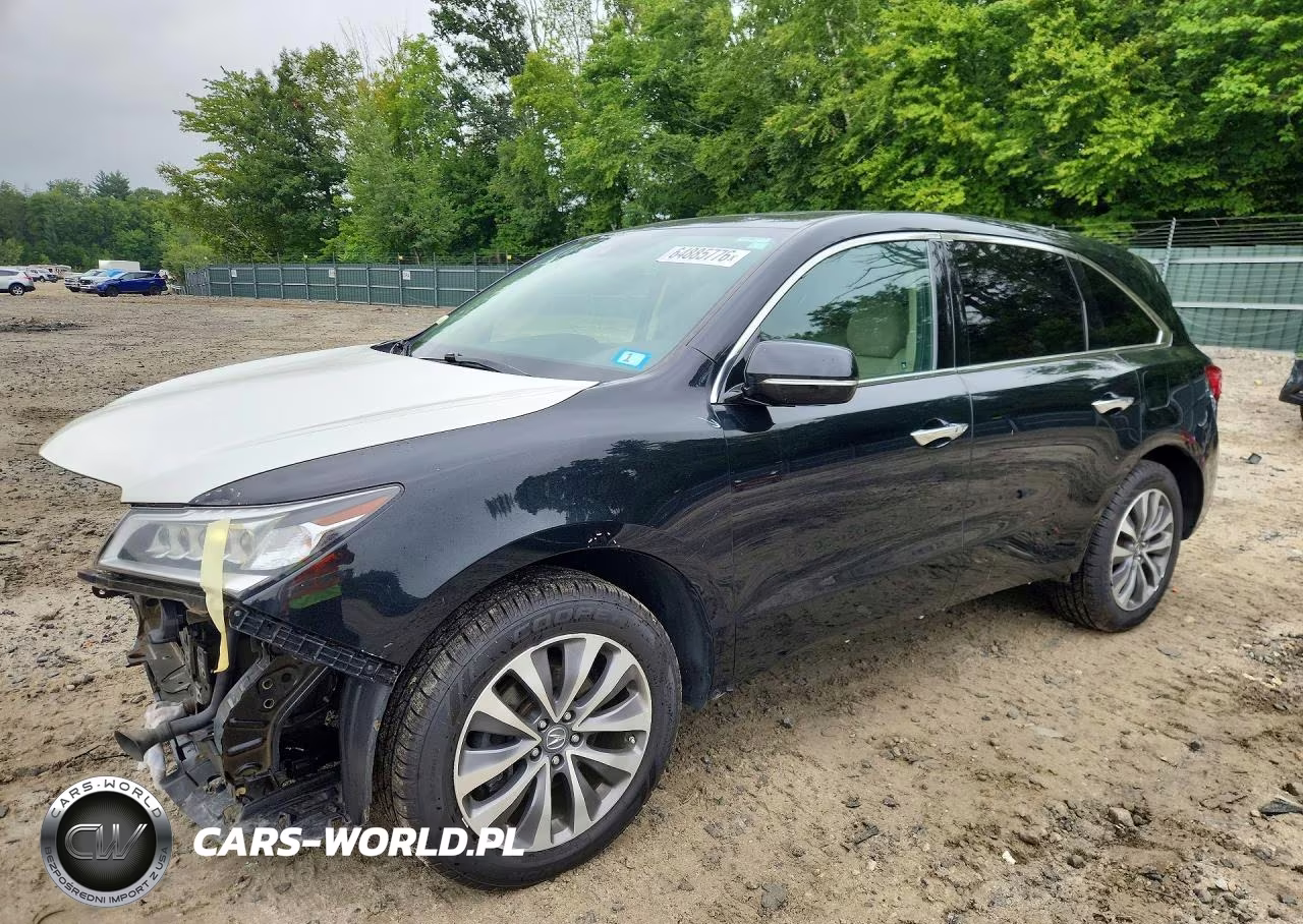 2016 Acura Mdx Technology VIN:5FRYD4H40GB035167 - 1