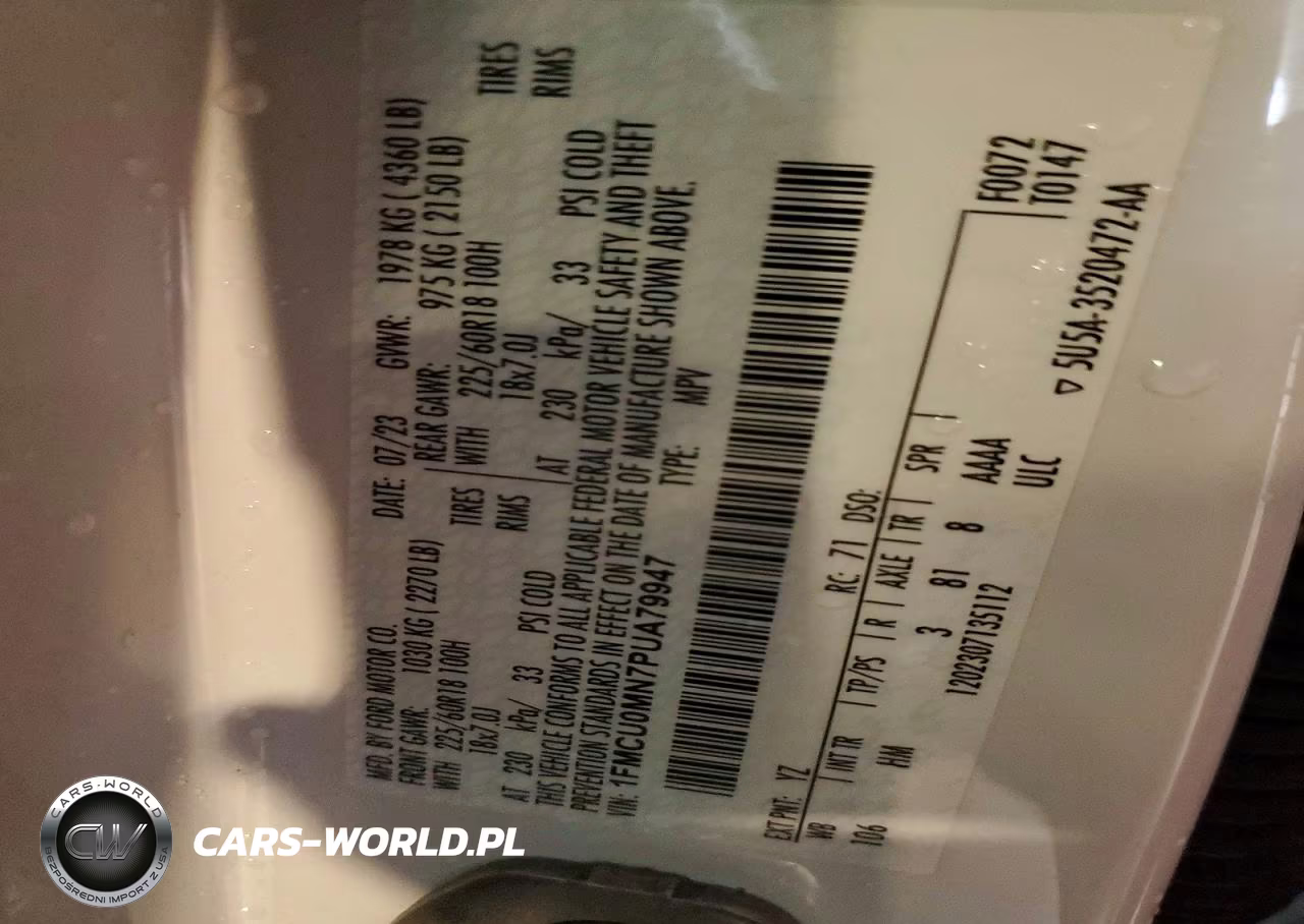 2023 Ford Escape St Line VIN:1FMCU0MN7PUA79947 - 13