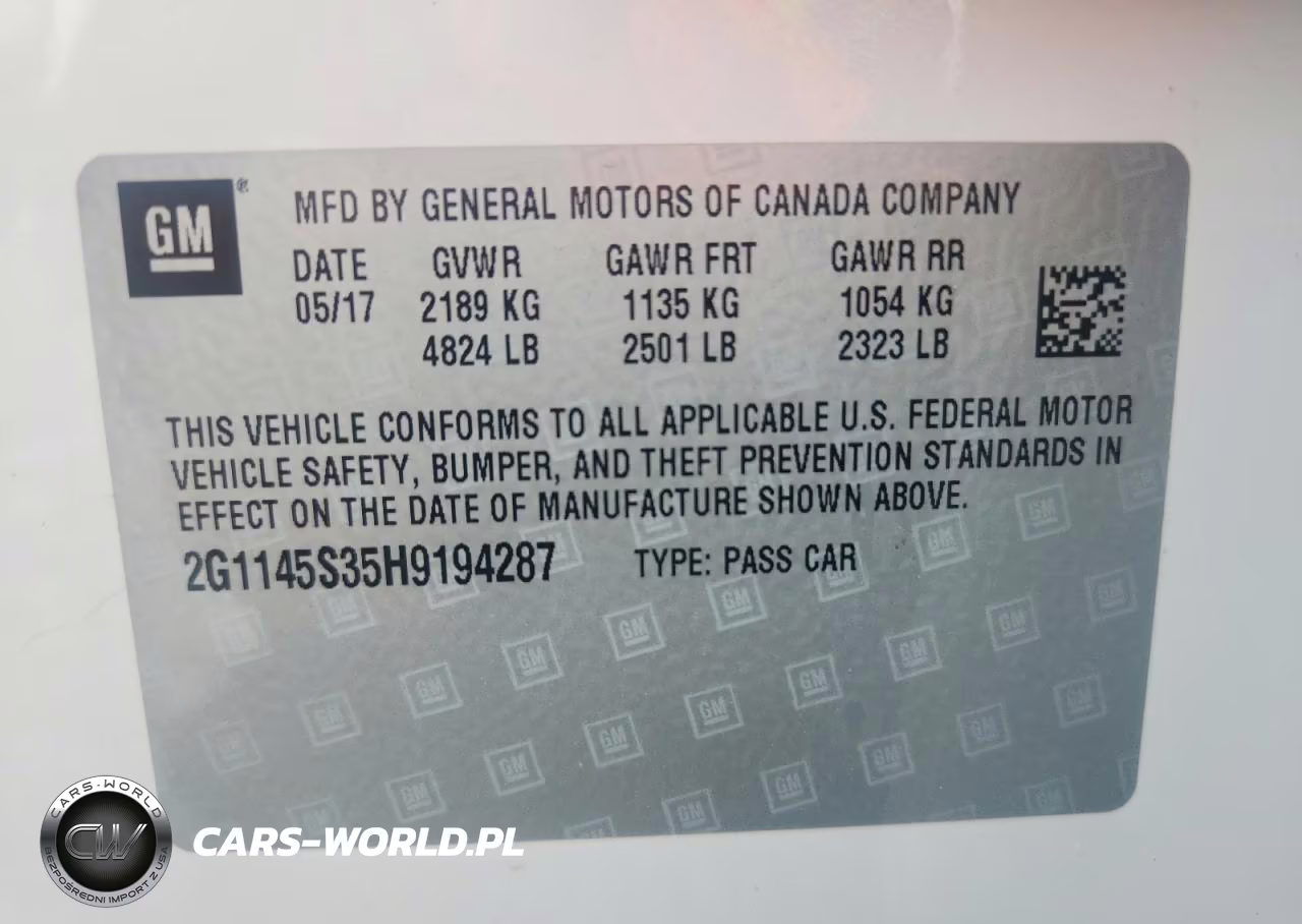 2017 Chevrolet Impala Premier VIN:2G1145S35H9194287 - 12