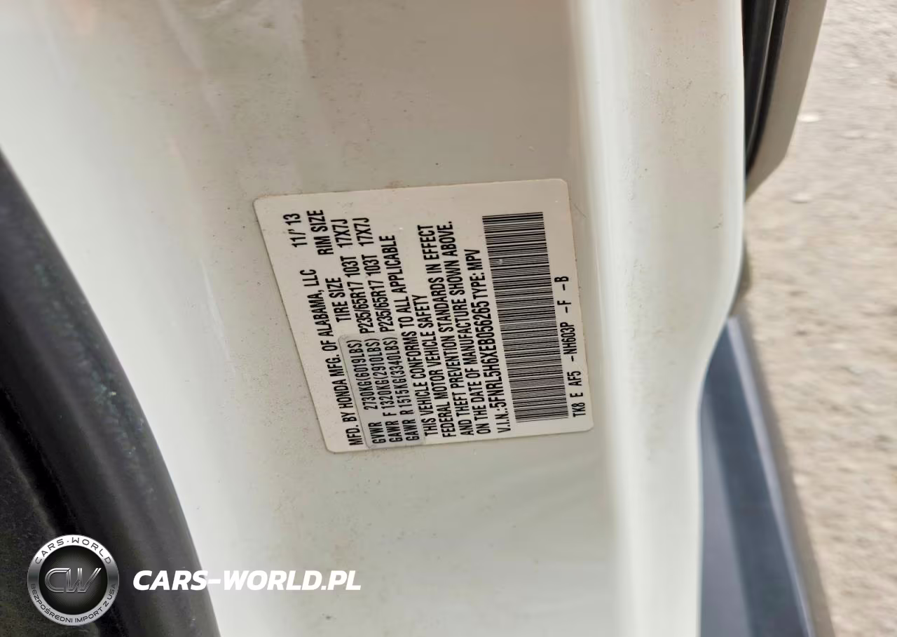2014 Honda Odyssey Exl VIN:5FNRL5H6XEB056265 - 13