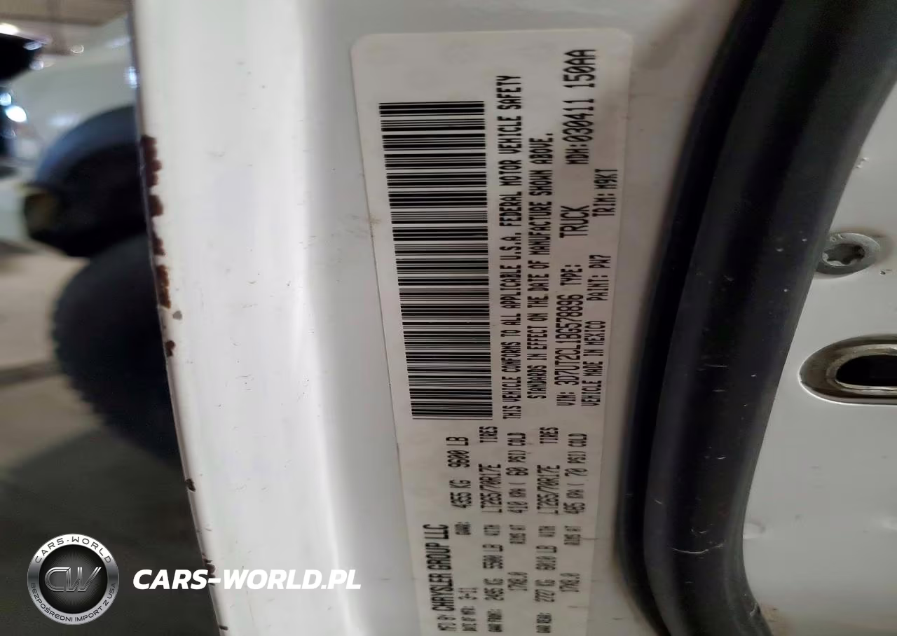 2011 Dodge Ram 2500 VIN:3D7UT2CL1BG578896 - 12