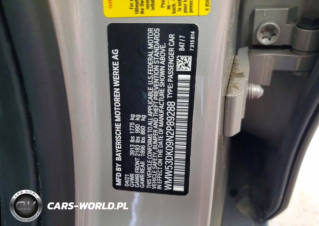 2022 Mini Cooper S VIN:WMW53DK09N2P89288 - 13