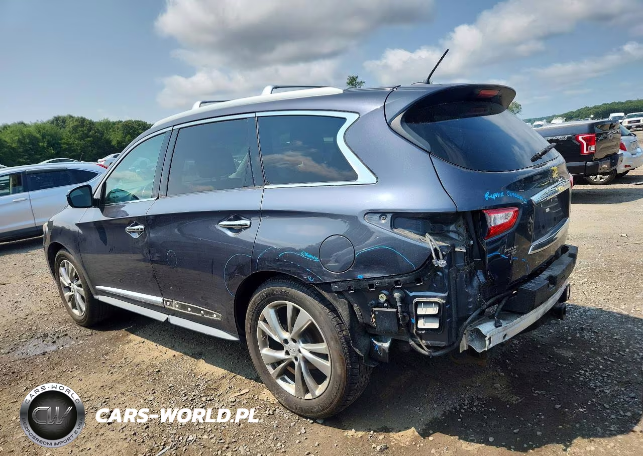 2013 Infiniti Jx35 Base VIN:5N1AL0MM6DC347437 - 2
