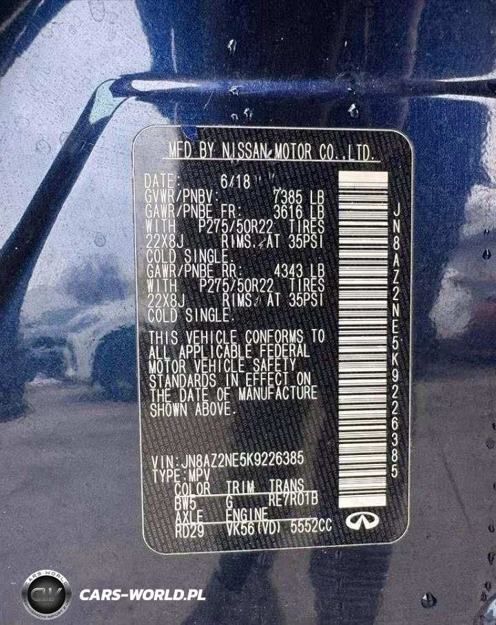 2019 Infiniti Qx80 Luxe VIN:JN8AZ2NE5K9226385 - 10