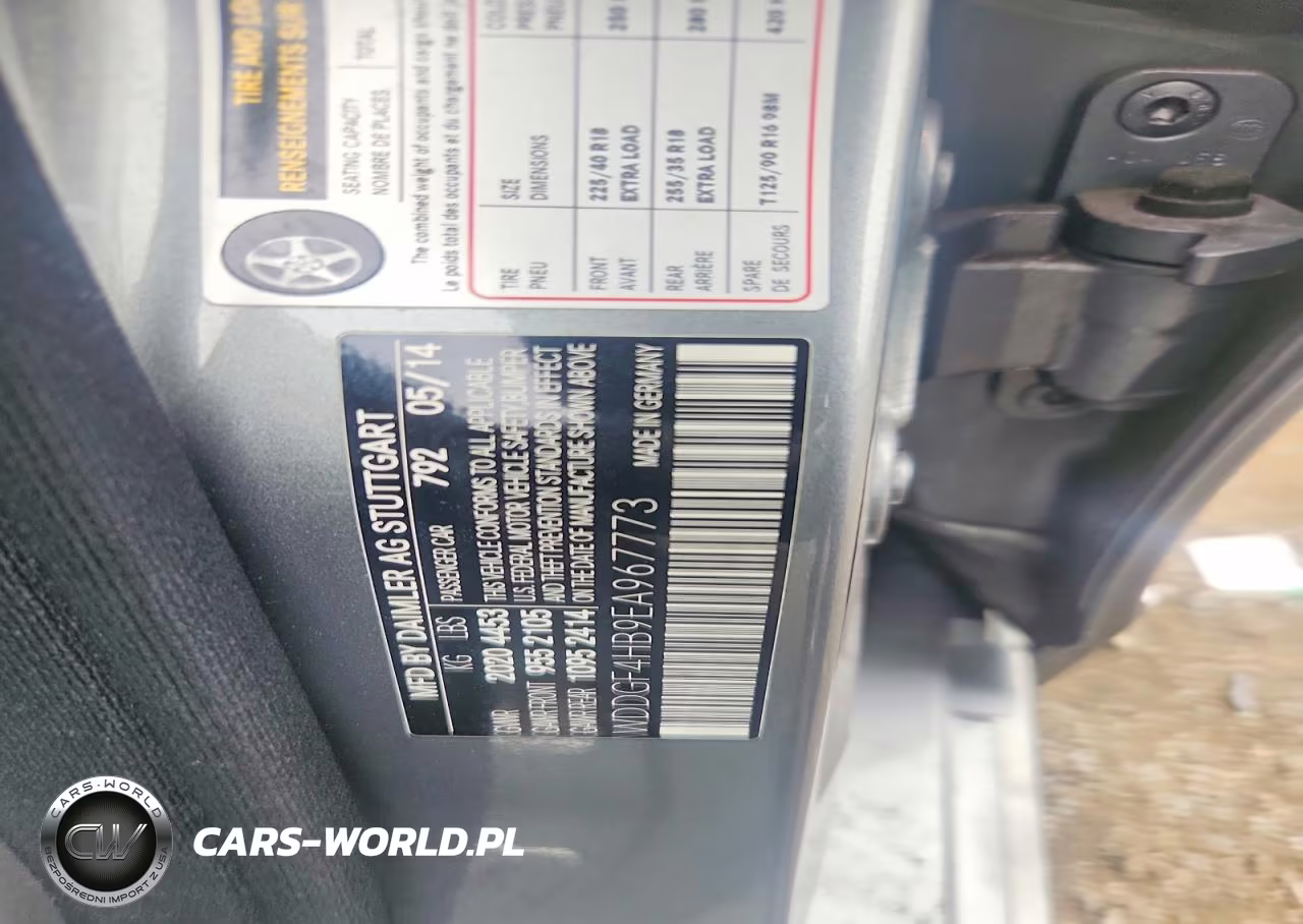 2014 Mercedes-Benz C 250 VIN:WDDGF4HB9EA967773 - 13
