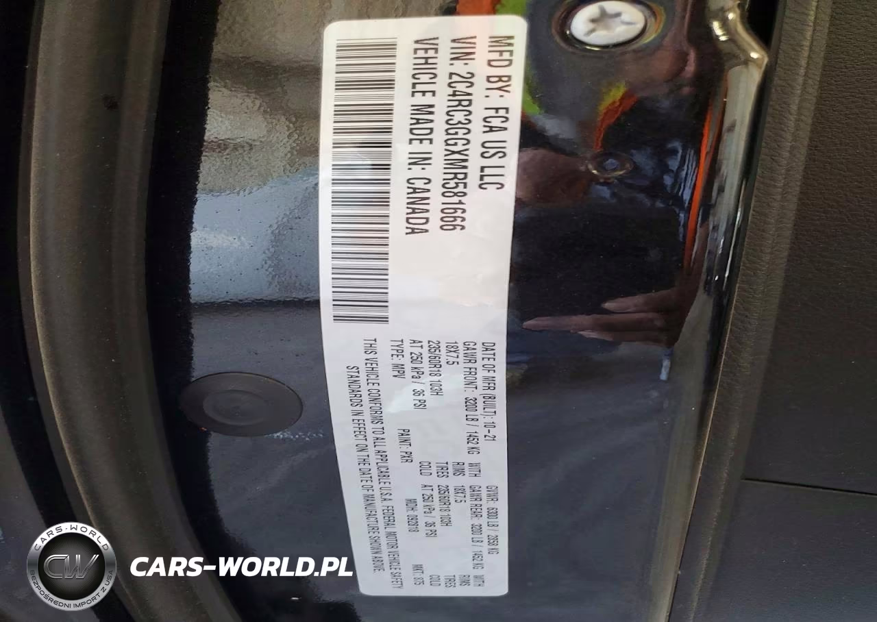 2021 Chrysler Pacifica Limited VIN:2C4RC3GGXMR581666 - 14