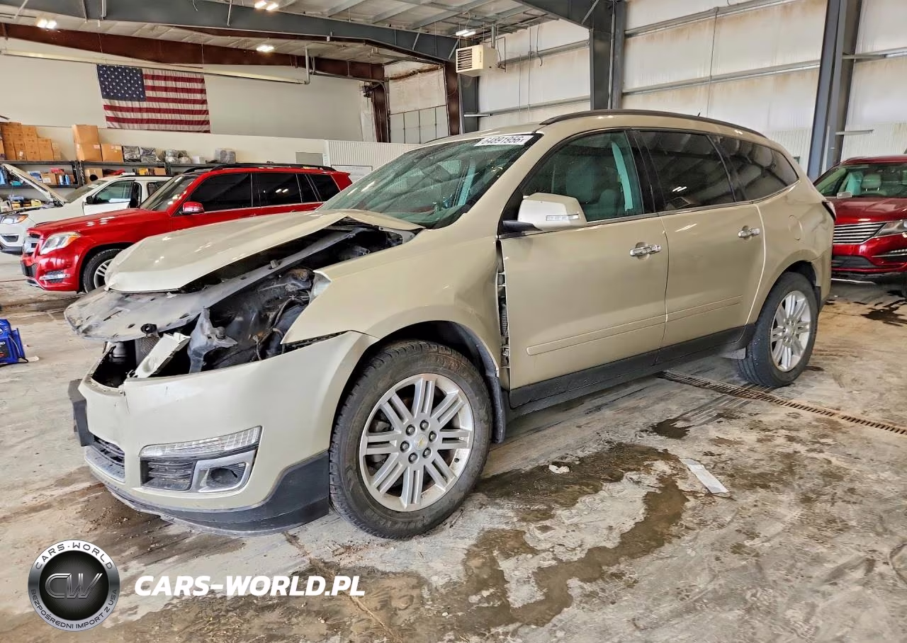 2014 Chevrolet Traverse Lt VIN:1GNKRGKD8EJ146128 - 1