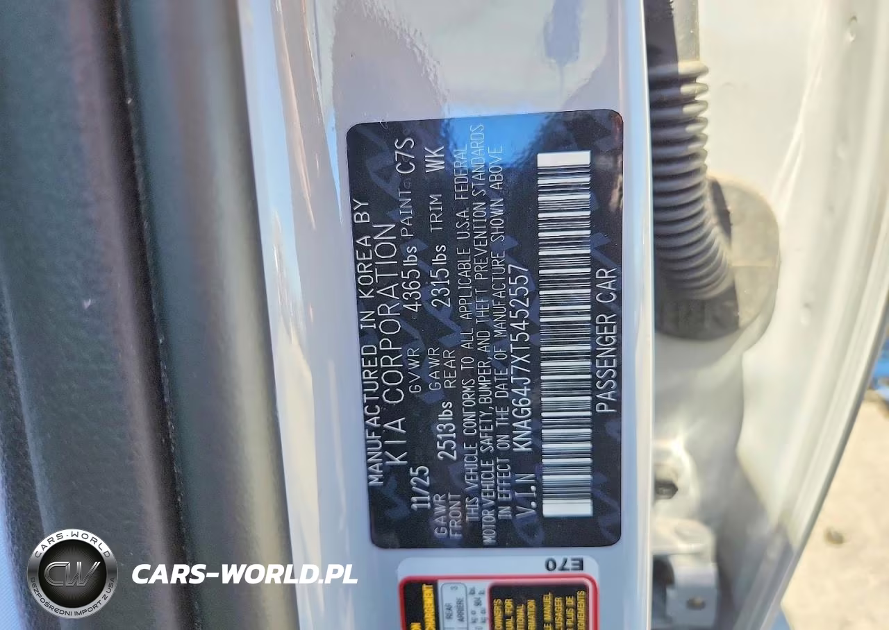 2026 Kia K5 Gt Line VIN:KNAG64J7XT5452557 - 12
