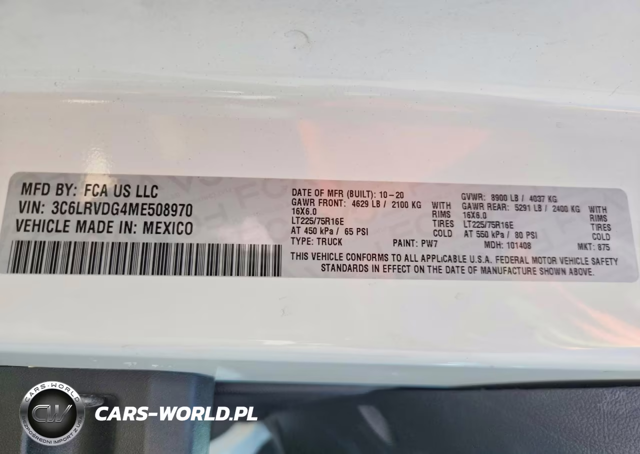 2021 Ram Promaster 2500 Delivery Van VIN:3C6LRVDG4ME508970 - 13