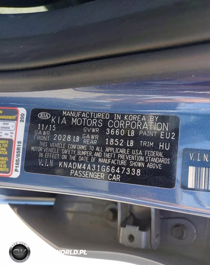 2016 Kia Rio Lx VIN:KNADM4A31G6647338 - 12
