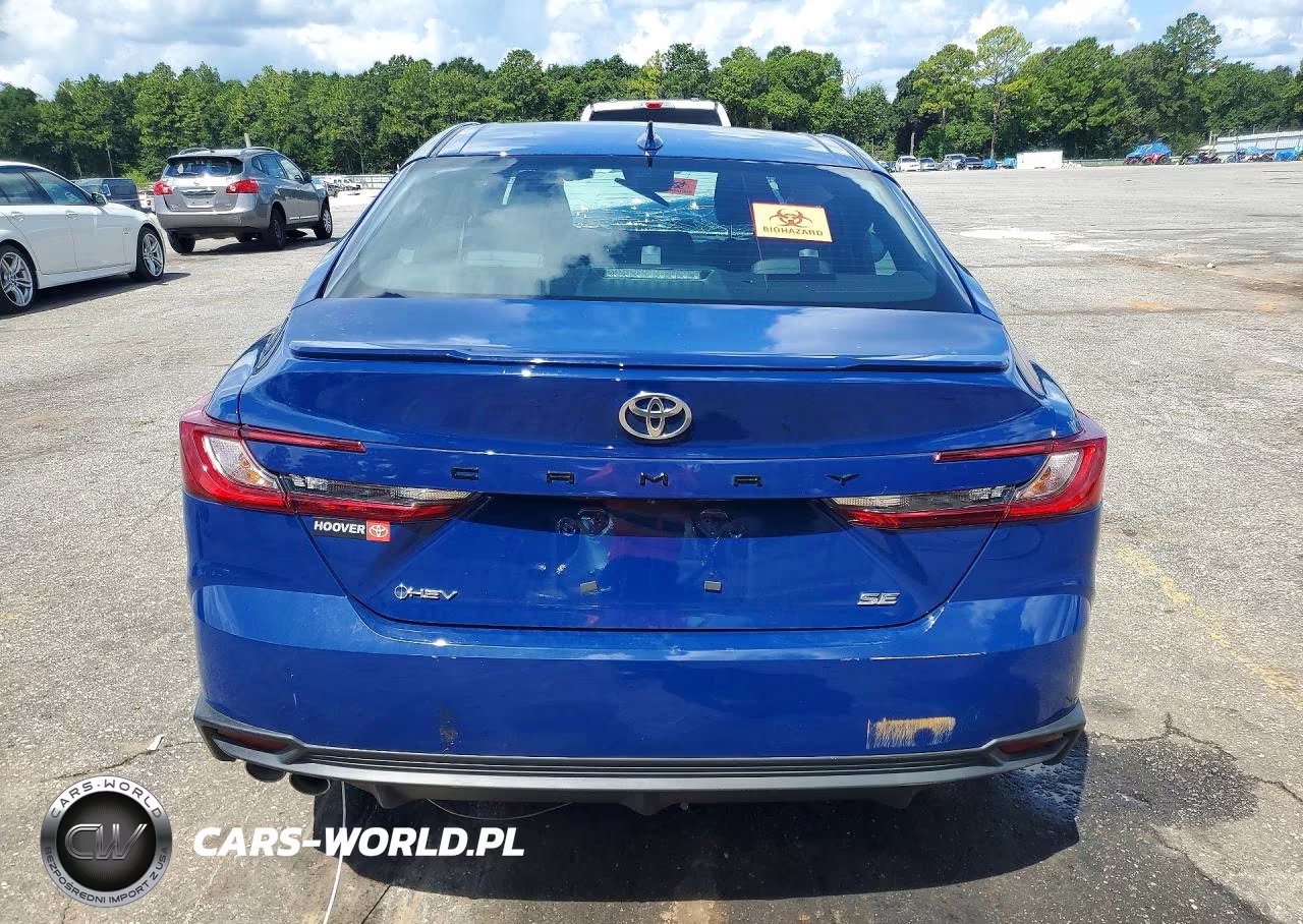2026 Toyota Camry Se VIN:4T1DAACK2TU295516 - 6