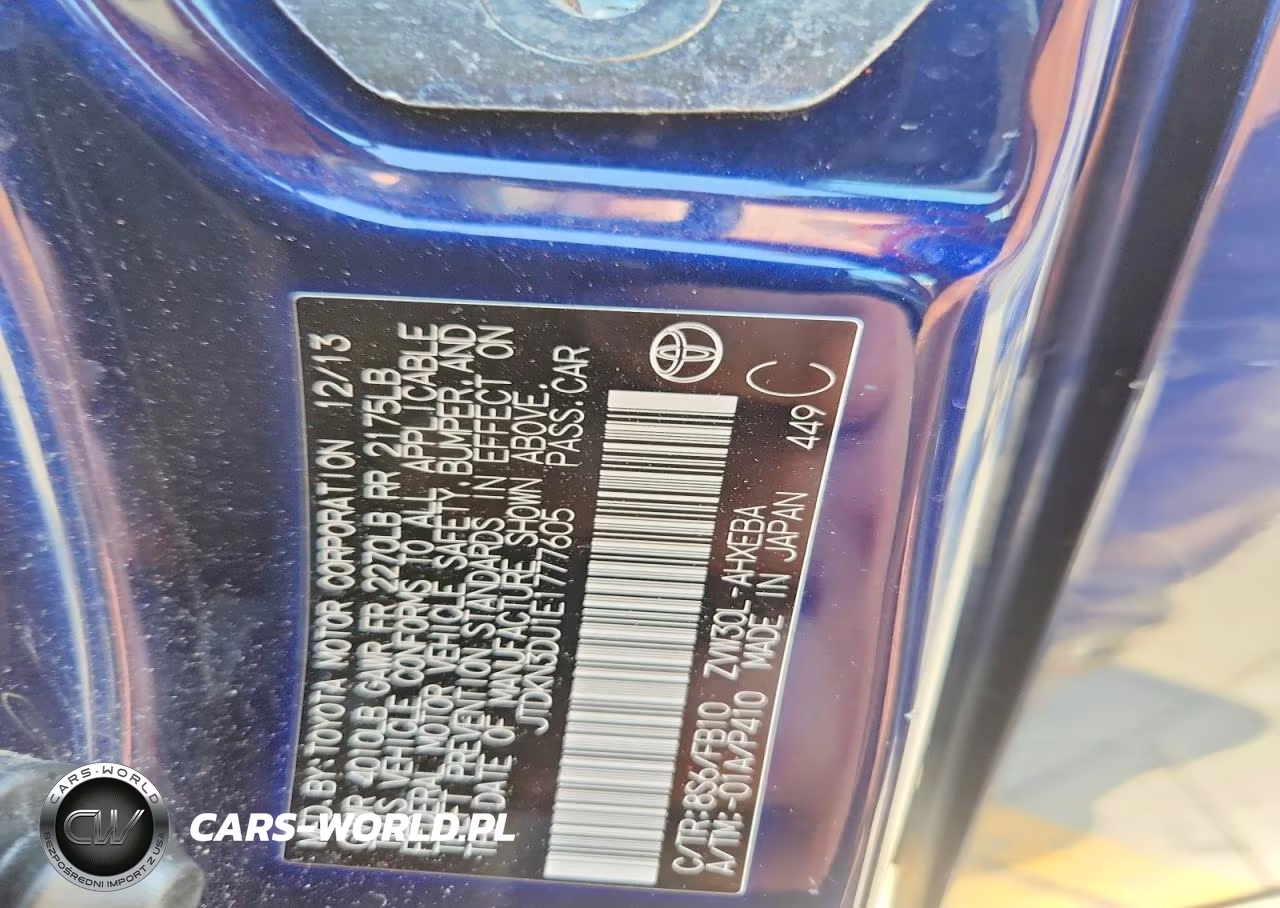 2014 Toyota Prius Two VIN:JTDKN3DU1E1777605 - 12