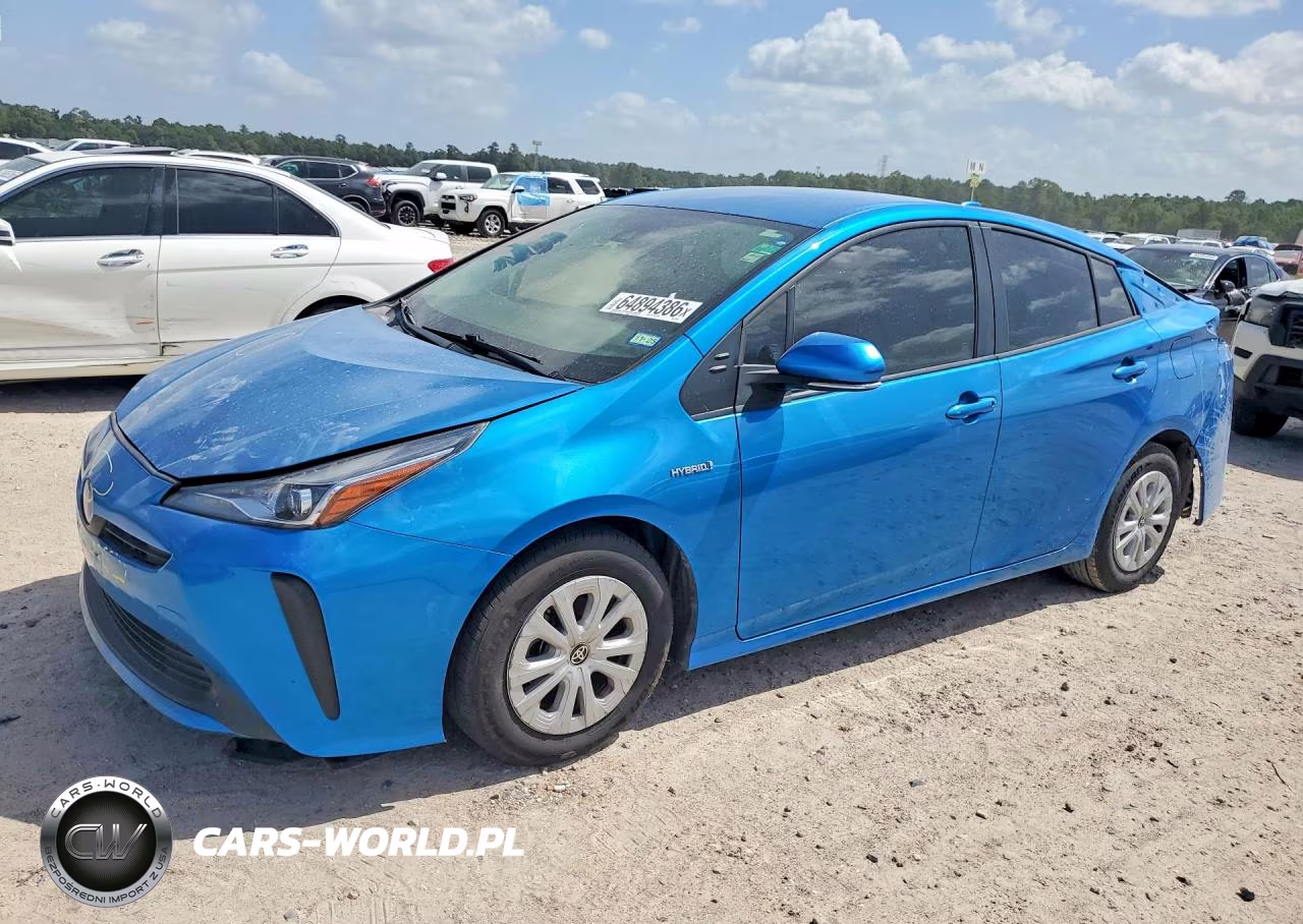 2022 Toyota Prius L Eco VIN:JTDKAMFU8N3186335 - 1