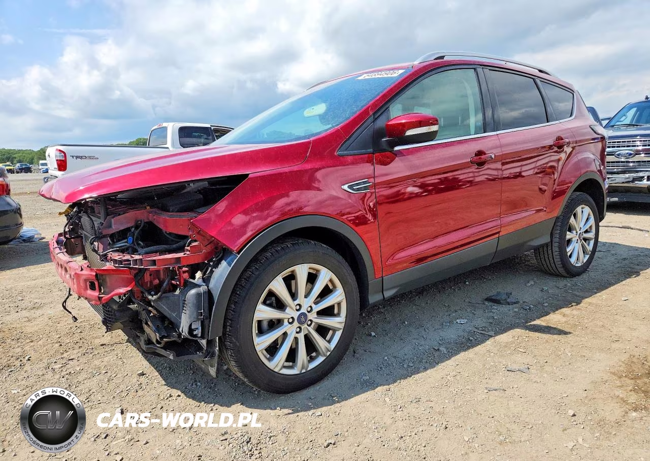 2017 Ford Escape Titanium VIN:1FMCU9J93HUD48071 - 1