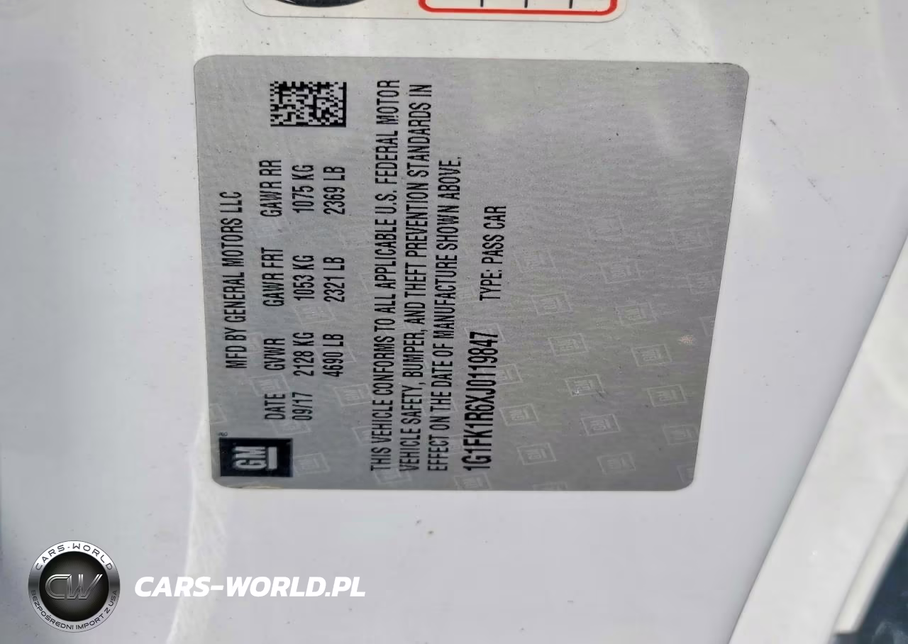 2018 Chevrolet Camaro Zl1 VIN:1G1FK1R6XJ0119847 - 13
