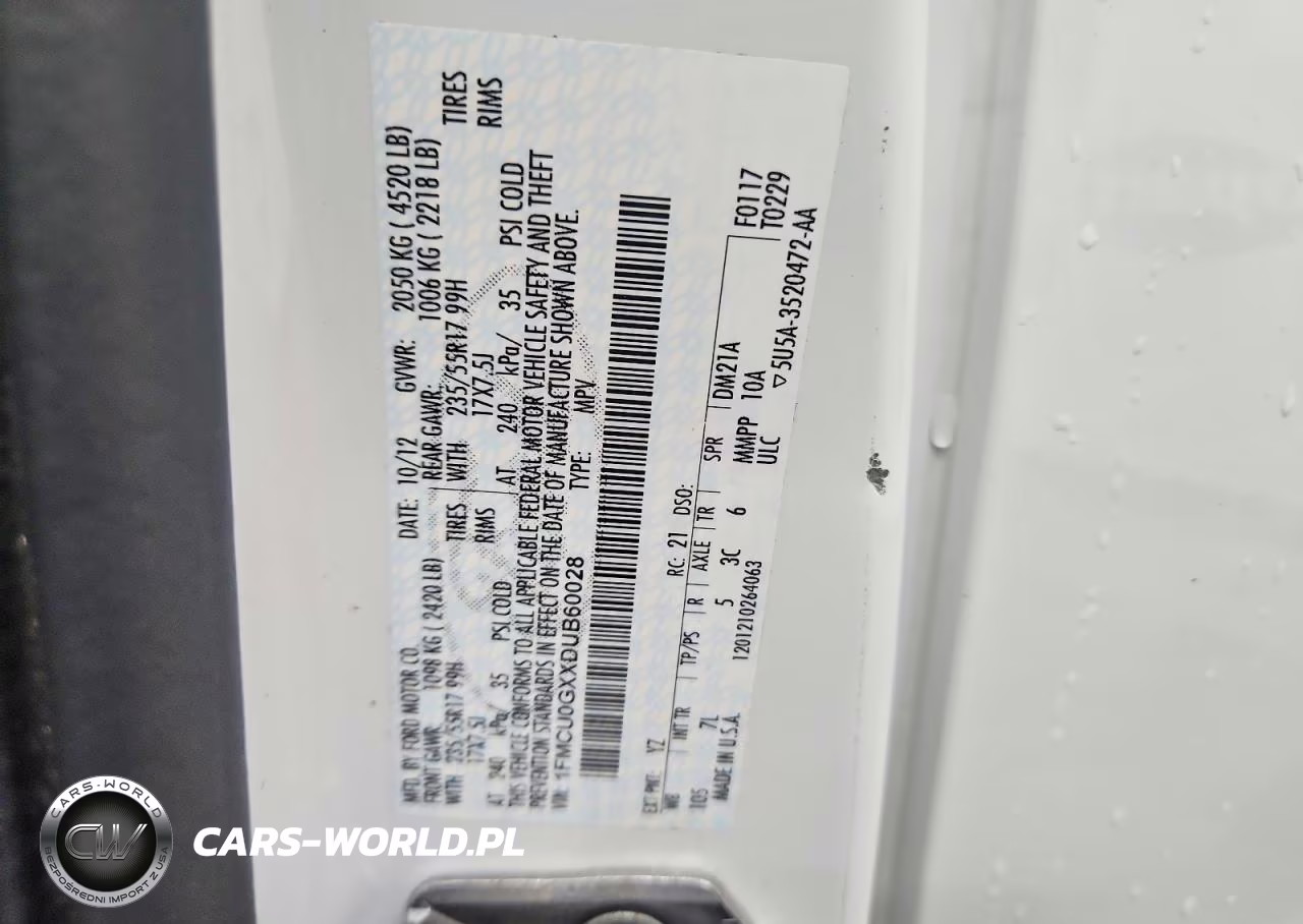 2013 Ford Escape Se VIN:1FMCU0GXXDUB60028 - 14