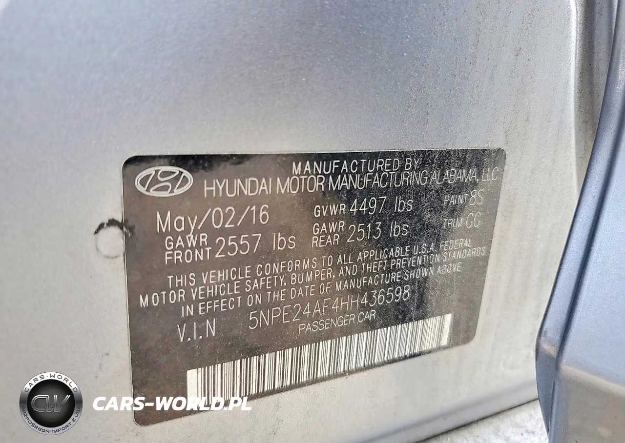 2017 Hyundai Sonata Se VIN:5NPE24AF4HH436598 - 12