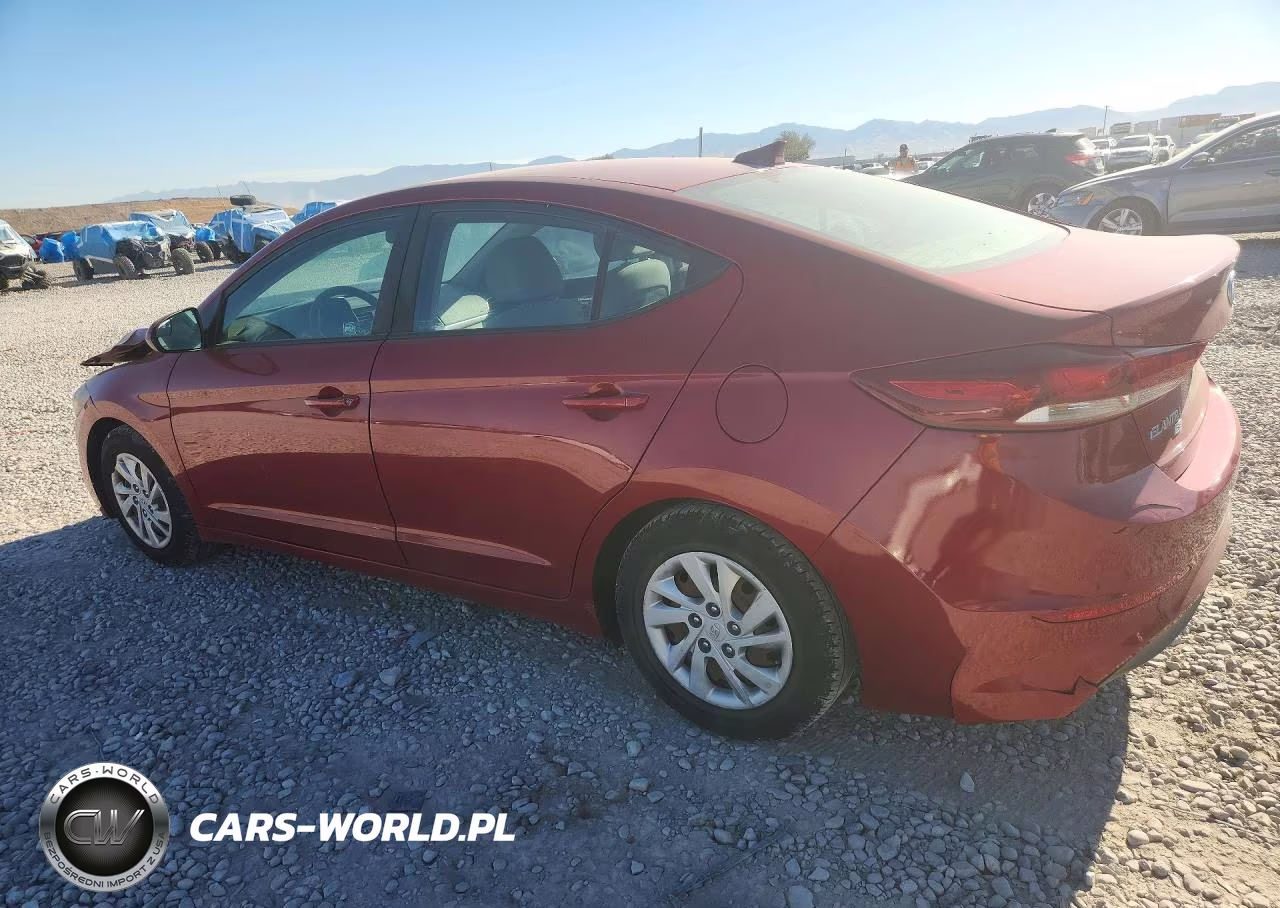 2017 Hyundai Elantra Se VIN:KMHD74LF1HU095849 - 2