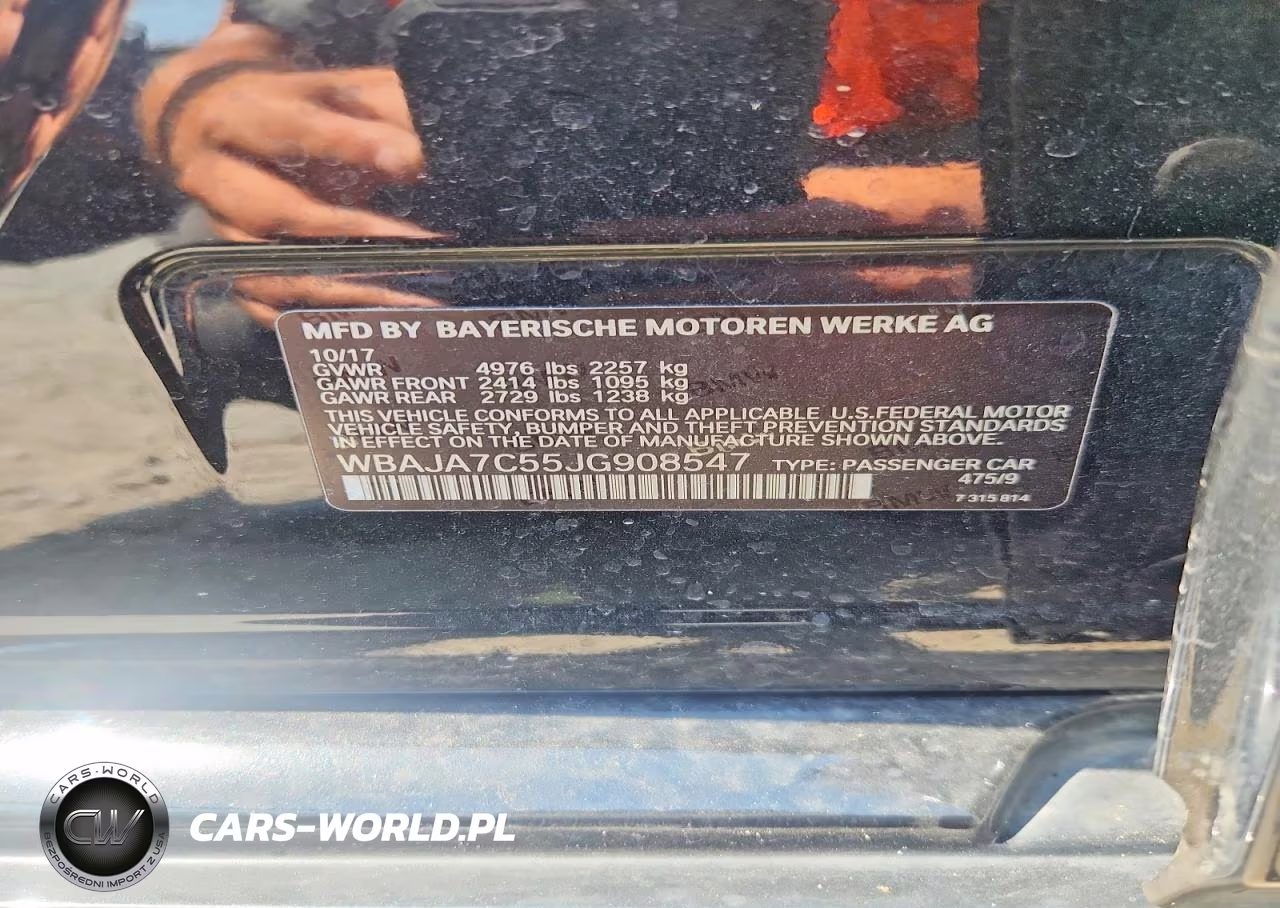 2018 BMW 530 Xi VIN:WBAJA7C55JG908547 - 12