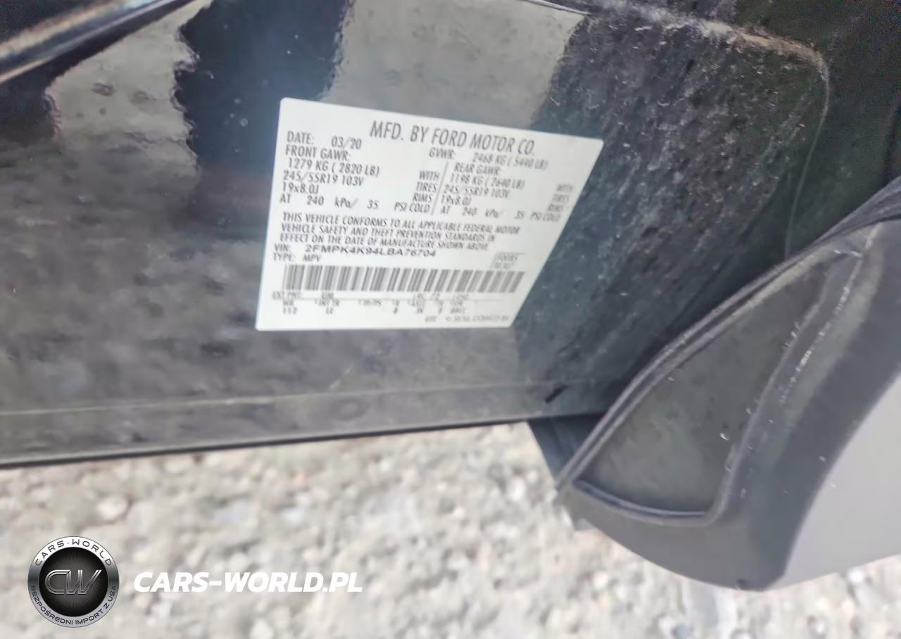 2020 Ford Edge Titanium VIN:2FMPK4K94LBA76704 - 14