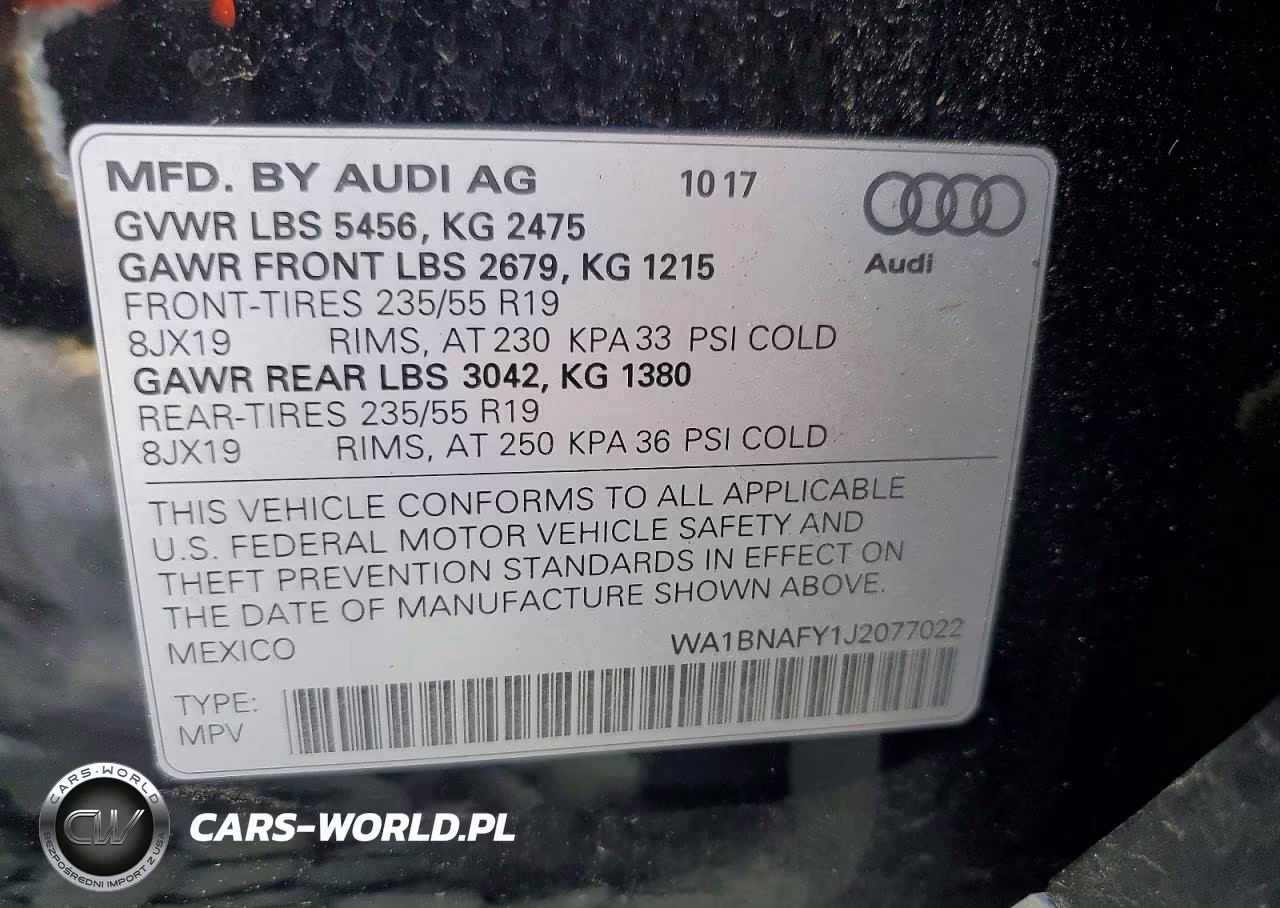 2018 Audi Q5 Premium Plus VIN:WA1BNAFY1J2077022 - 13